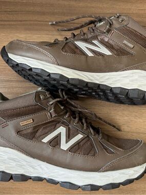New Balance Fresh Foam 1450 Men’s Brown and White Trail Sneakers Size 9.5 4E